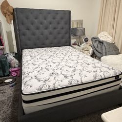 Queen Sized bed mattress And Box Spring
