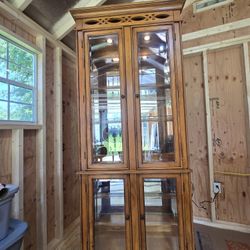 Wooden China Cabinet
