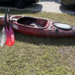 Trophy 126 Kayak. W/ Oars. Please Come Take