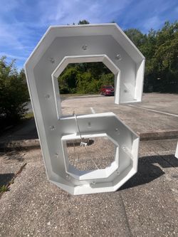 4ft Wooden Marquee Numbers