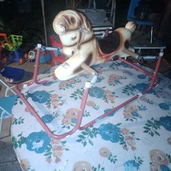 Vintage Wonder Rocking Horse