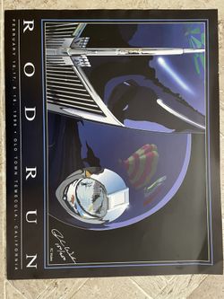 Signed Poster For Rod Run In Temecula, CA