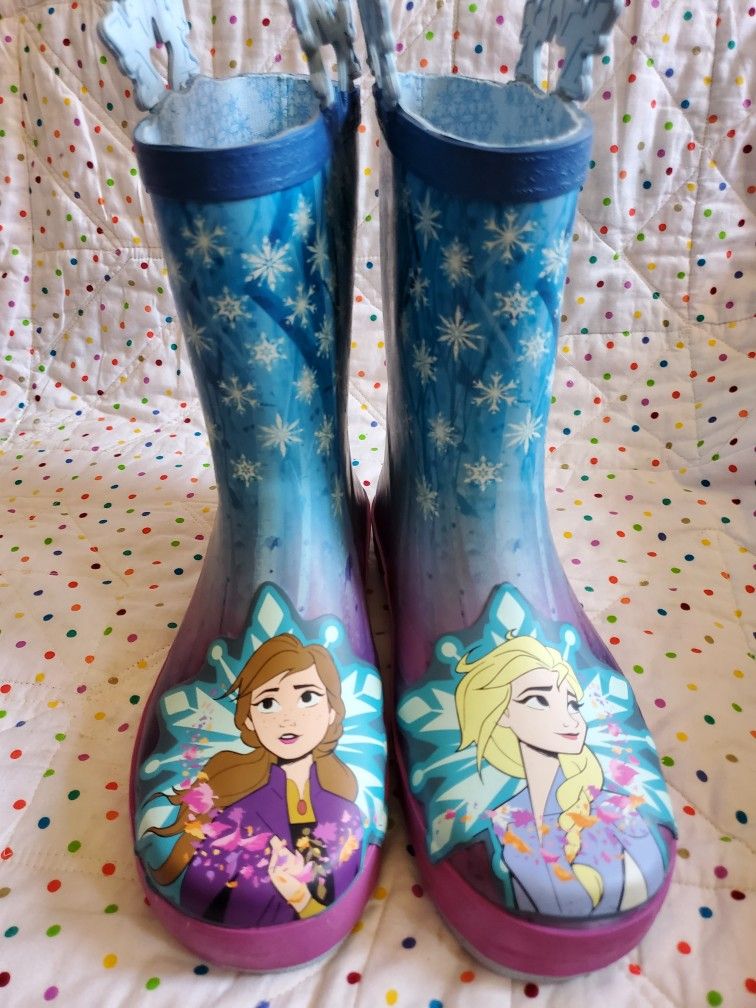 Disney frozen cheap rain boots