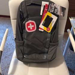 SWISSGEAR 15” Laptop Backpack - Charcoal