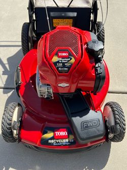 Self Propelled lawnmower fwd smart stow