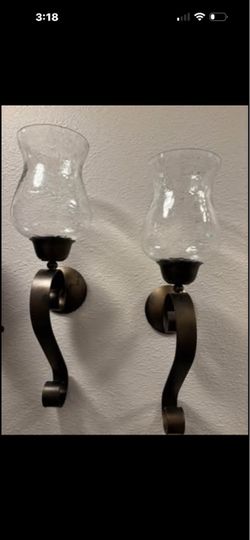 Wall Sconce Candle Holders Set of 2