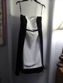 Black and white dress