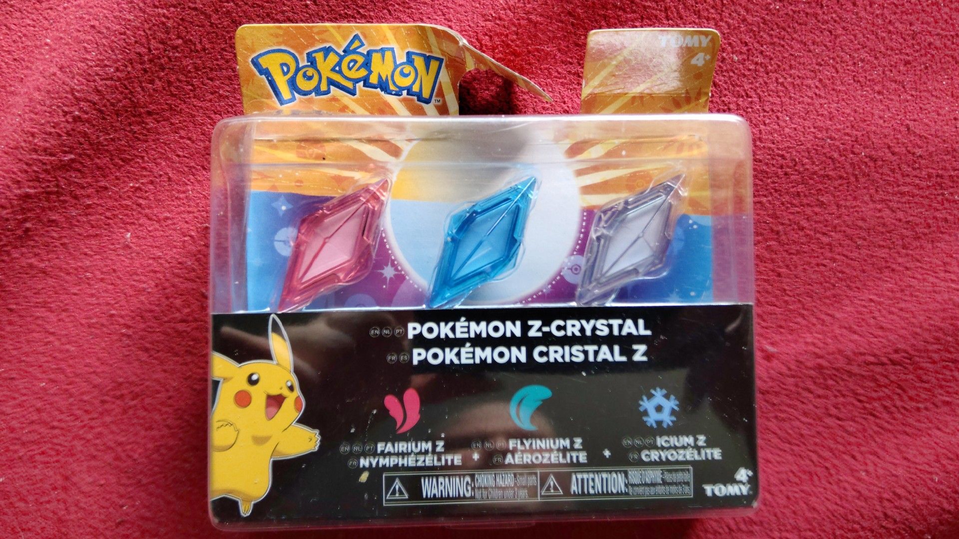 Fairium Flynium Icium Z Crystal Pokemon 3-pack