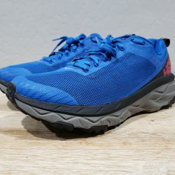 HOKA ONE ONE Women's Challenger ATR 5 Trail Running Shoes (9) Electric Blue/Pink 