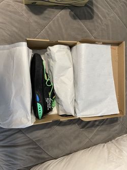 Nike Blazer Low Off White Black/Electro Green Size 12