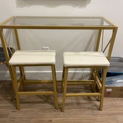 High Bar/stool Set