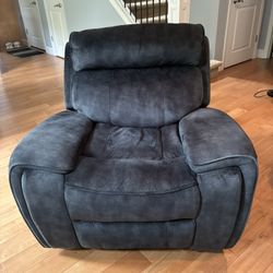 Charcoal Rocker Recliner
