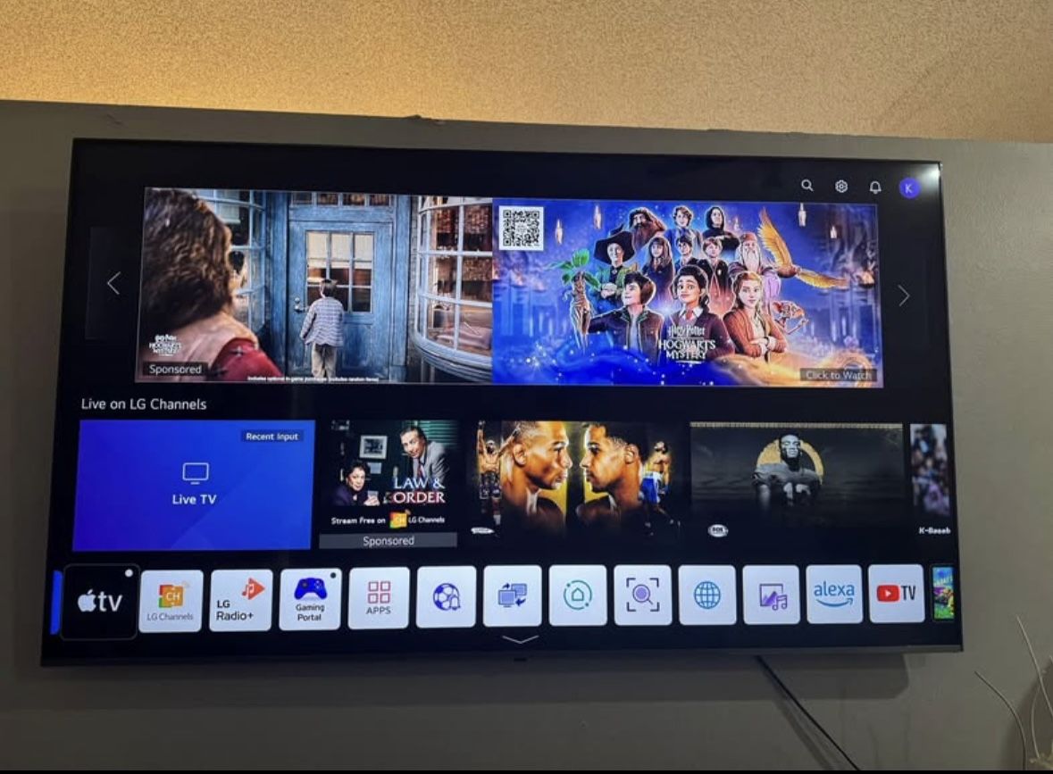 75 Inch 4K LG TV