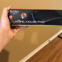 Selling This Gaming Mouse Pad With Multiple Color Changing Light Never Been Used Just Open Box Goes For $36