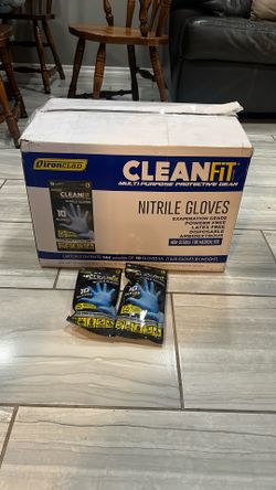 Cleanfit Nitril Gloves Large 144 Pouches Of 10each Pouch