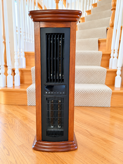 (Almost New) LifeSmart Infrared Beautiful Wood Tower Heater - Barely Use