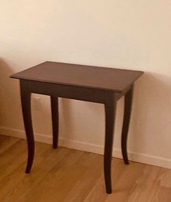 Black side table