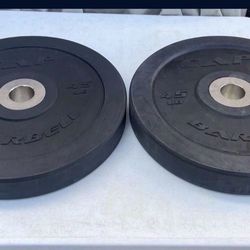 CAP 45 Ib Olympic Bumper Plate, Black