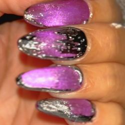 Purple Nails 