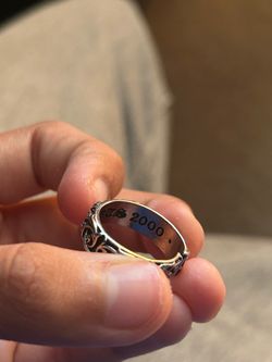 Chrome Hearts Silver Band Ring