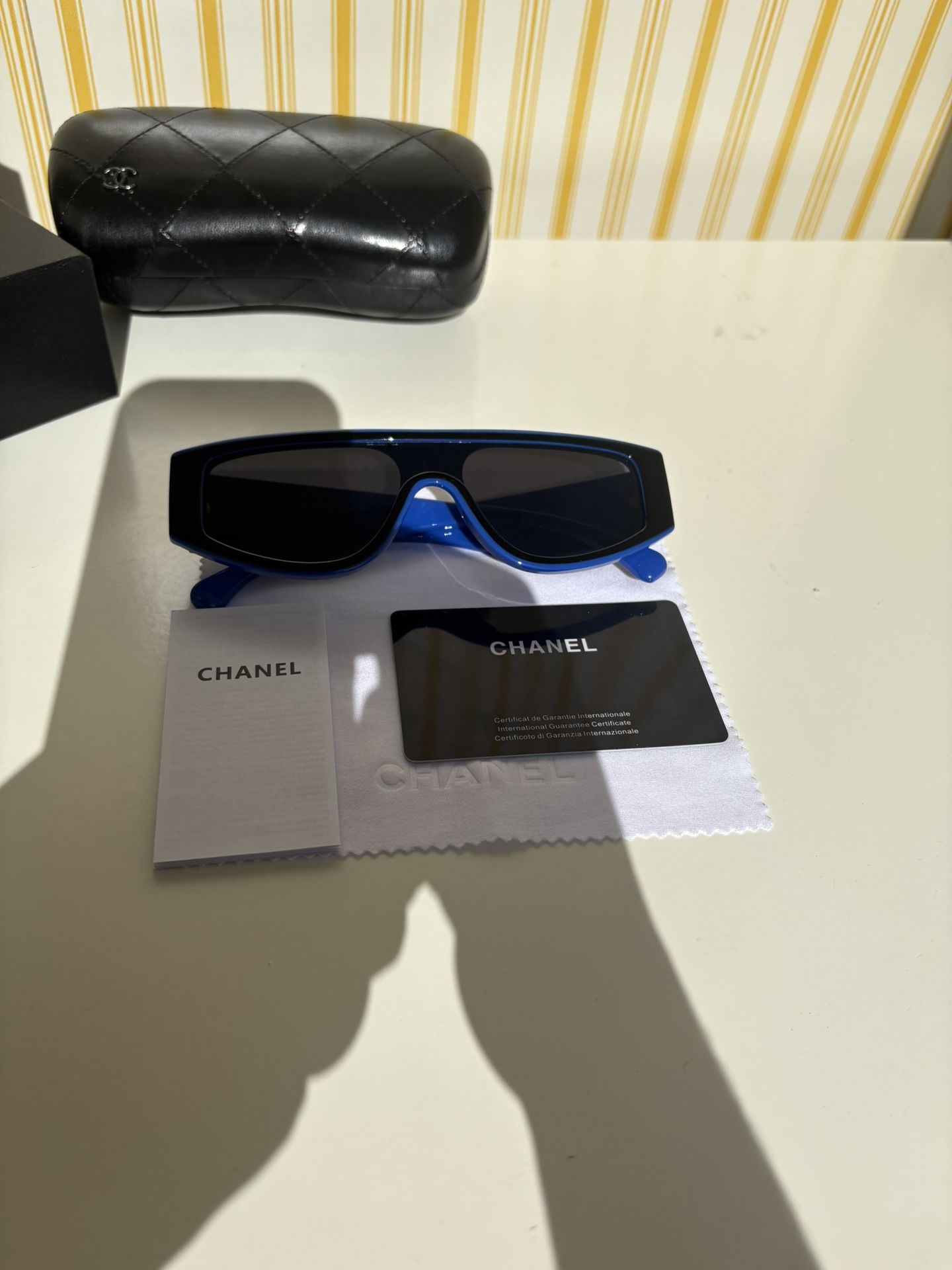 Channel 📺 Blue 🔵 Sunglasses 😎