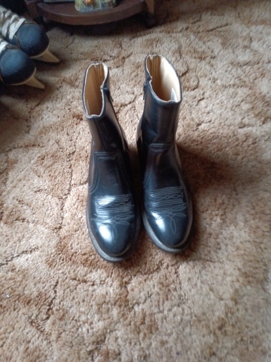 Leather Vintage Boots 