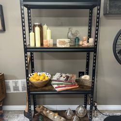 4-Tier Adjustable Steel Storage Rack