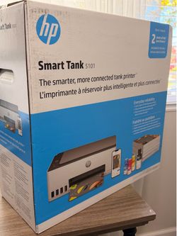 Brand New HP Smart Tank 5101 Wireless All-In-One Color Refillable Supertank Printer, Scanner, Copier