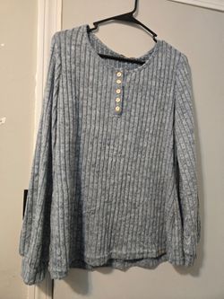 Fantaslook Soft Ribbed Long Sleeve Top