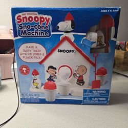 The Original Snoopy Sno- Cone Machine