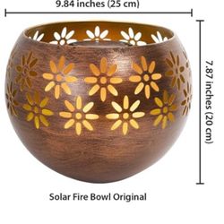 Solar Flickering Flame 🔥 Lantern 🏮 ( Big )