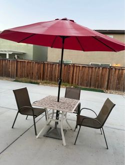 Backyard table
