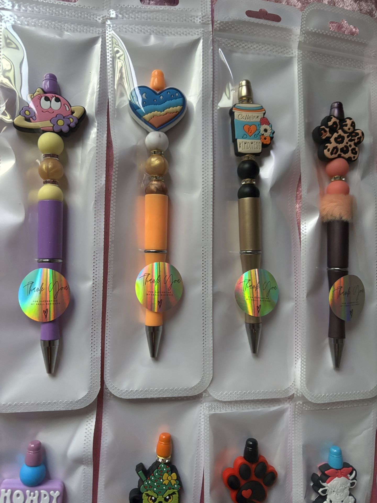 Ball Point Bead Pens.