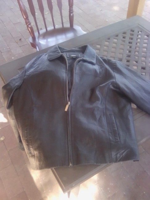 Massimo Men's Leather Jacket