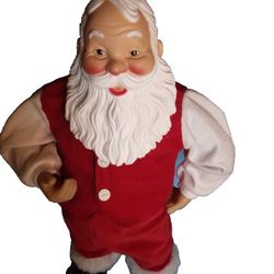 Vintage 1999 Radio Shack Christmas Rockin Santa Animated Singing Dancing 60-11.
