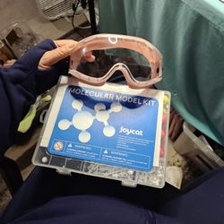 Chemistry Molecular Model And Googles 