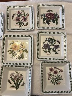 Botanical Garden Plates Lot 