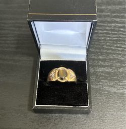 10K Mens Gold Ring Size 12