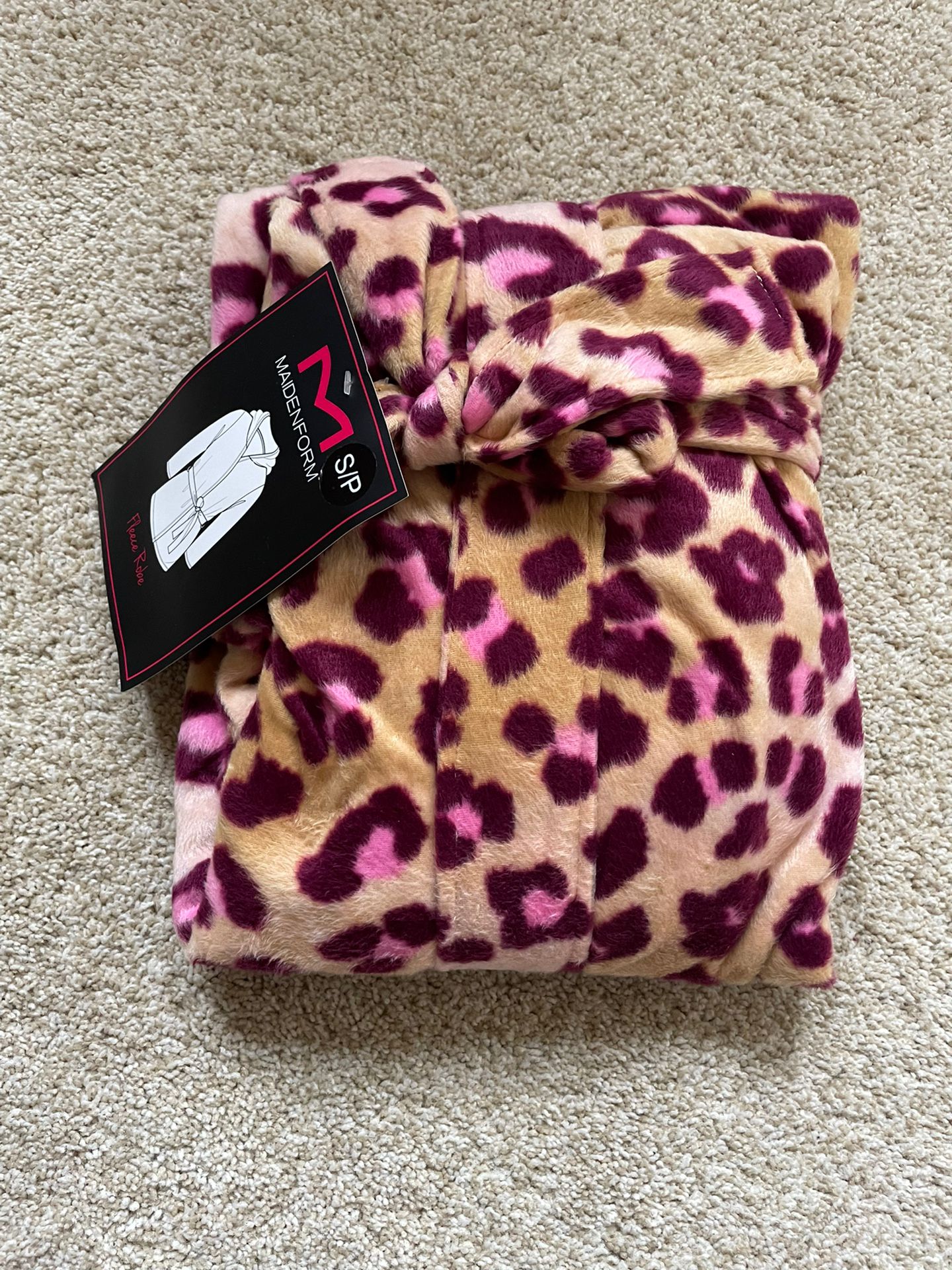 Maidenform Fleece Robe Women Small