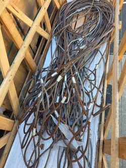 Wire rope slings  $10 each