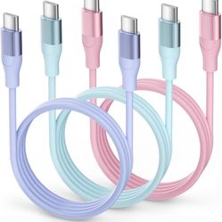 9-Pack - Fast Charging Cable, 9-Pack - Durable USB-C Charger for Any Tablet & Laptop