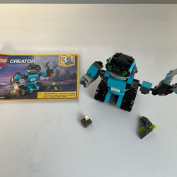 LEGO Creator set 31062: Robo Explorer, 3 In 1, robot-dog-bird