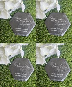 Coaster Personalized Custom Engraved Set Of 4