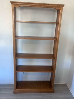 Wooden book shelf