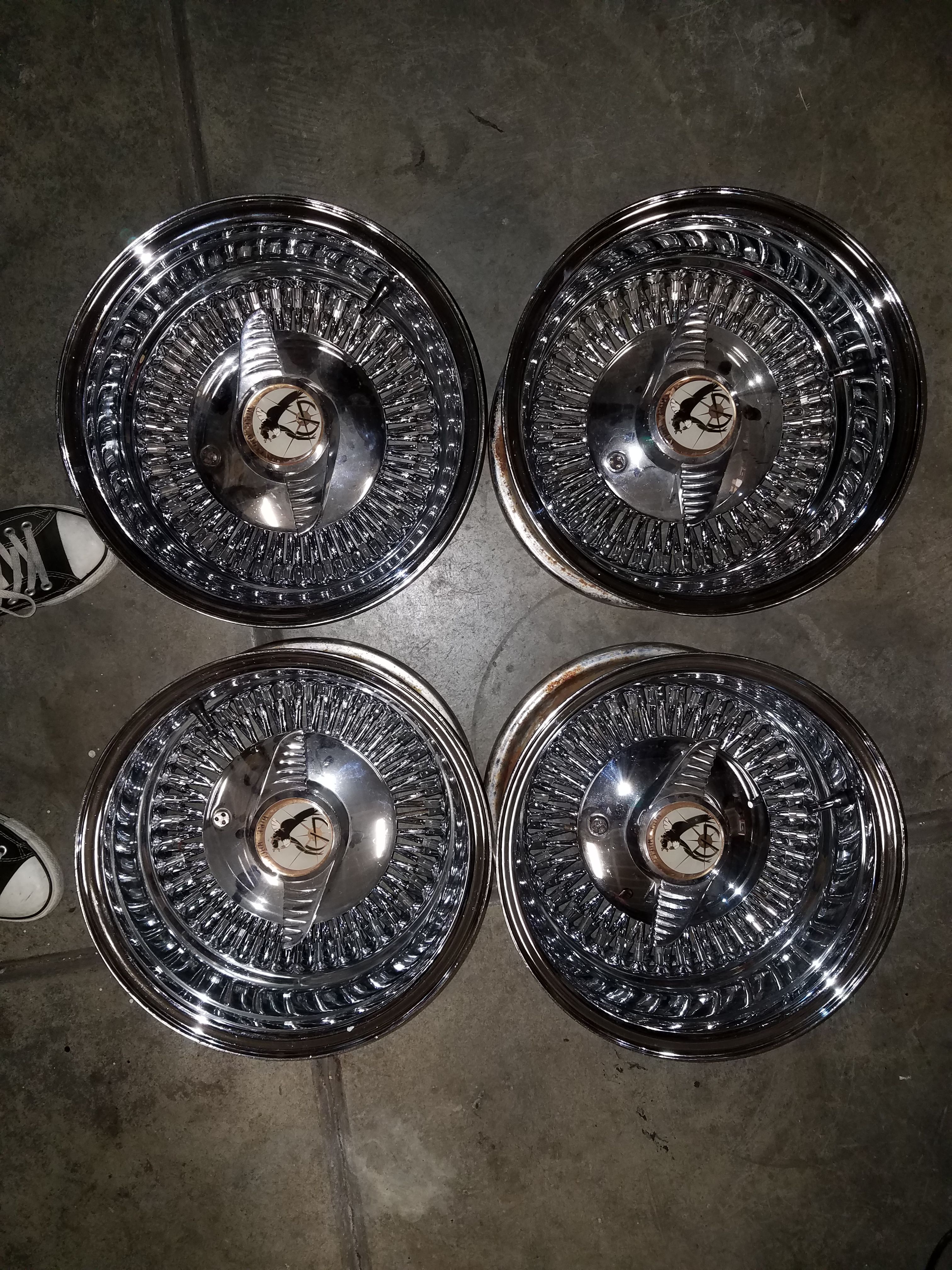13x7 80 spoke wire 1948 fleetline 6 lug