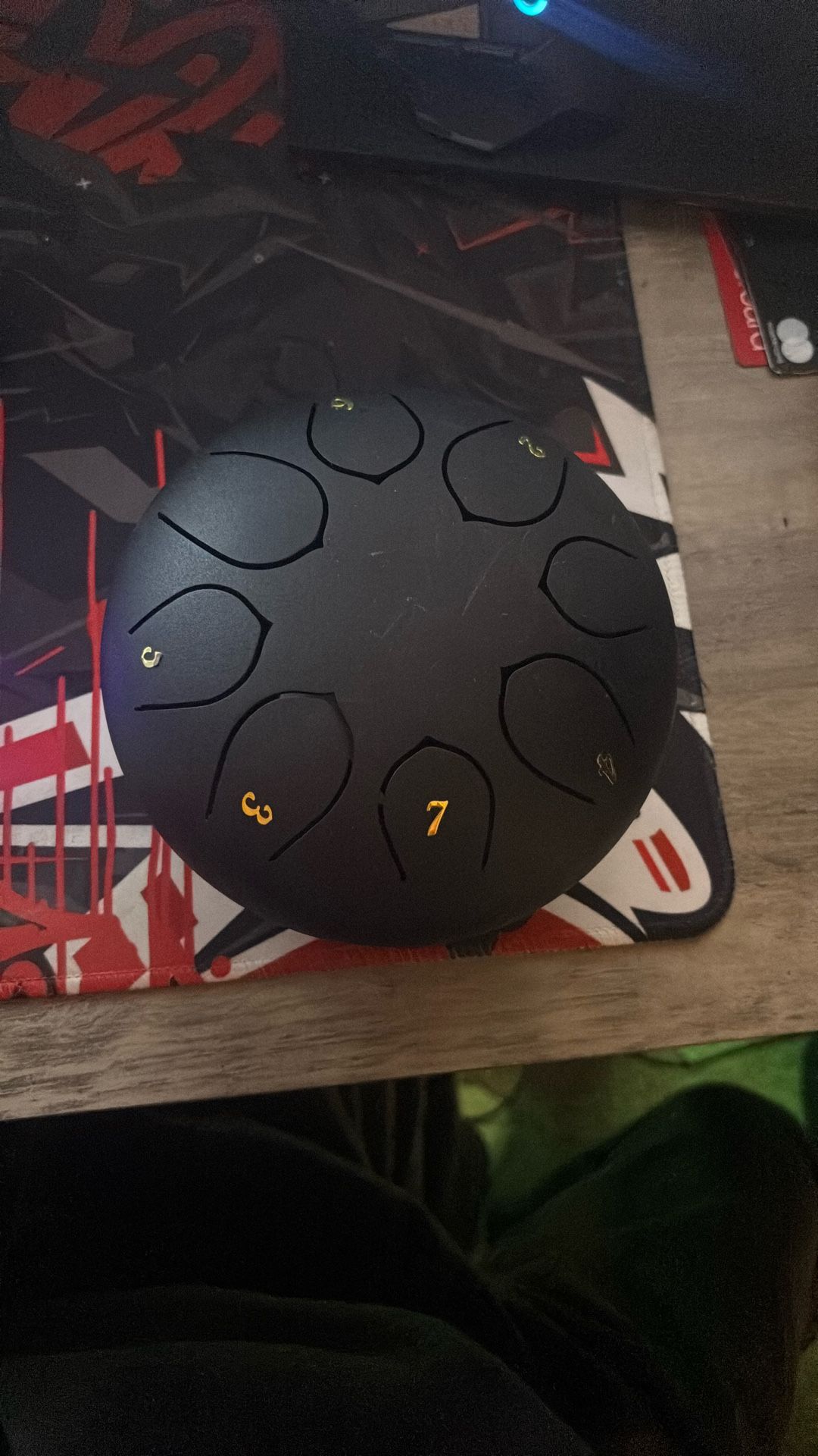 Steel rain drum with mallets!