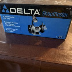 Delta Shopmaster 6 In Grinder With Lamp