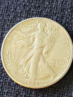 1945 Silver Walking Liberty Half Dollar