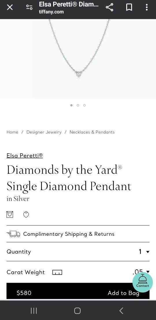 Tiffany And Co Diamond Necklace 