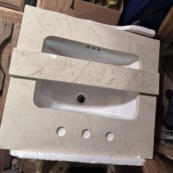 Sink and granite Top